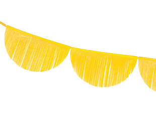 Juhlakoriste Fringe Yellow 32 cm x 3 m (1 laatikko / 50 kpl) hinta ja tiedot | Juhlakoristeet | hobbyhall.fi