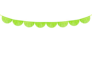 Juhlakoriste Fringe Green Apple 32 cm x 3 m (1 laatikko / 50 kpl) hinta ja tiedot | Juhlakoristeet | hobbyhall.fi