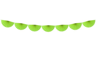 Juhlakoriste Rosettes Green Apple 40 cm x 3 m (1 laatikko / 50 kpl) hinta ja tiedot | Juhlakoristeet | hobbyhall.fi