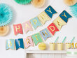 Juhlakoriste Happy Birthday Mix, 15x175 cm, 1 kpl / 1 kpl hinta ja tiedot | Juhlakoristeet | hobbyhall.fi