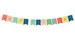 Juhlakoriste Happy Birthday Mix, 15x175 cm, 1 kpl / 1 kpl hinta ja tiedot | Juhlakoristeet | hobbyhall.fi