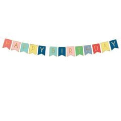 Juhlakoriste Happy Birthday Mix, 15x175 cm, 1 kpl / 1 kpl hinta ja tiedot | Juhlakoristeet | hobbyhall.fi