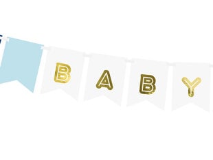 Juhlakoriste Baby Boy Mix, 15x160 cm, 1 kpl / 1 kpl hinta ja tiedot | Juhlakoristeet | hobbyhall.fi