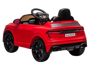 Yksipaikkainen sähköauto,Audi RS Q8, punainen hinta ja tiedot | Lasten sähköautot | hobbyhall.fi