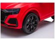 Yksipaikkainen sähköauto,Audi RS Q8, punainen hinta ja tiedot | Lasten sähköautot | hobbyhall.fi