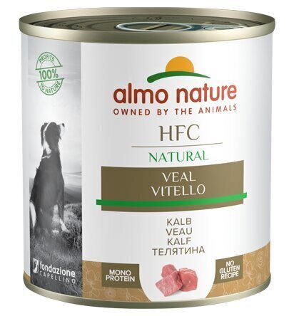 Almo Nature HFC Natural, koirille, vasikanliha, 290 g hinta ja tiedot | Koiran märkäruoka | hobbyhall.fi