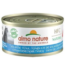 Almo Nature HFC Natural, kissoille, Atlantin tonnikala, 70 g hinta ja tiedot | Kissanruoka | hobbyhall.fi