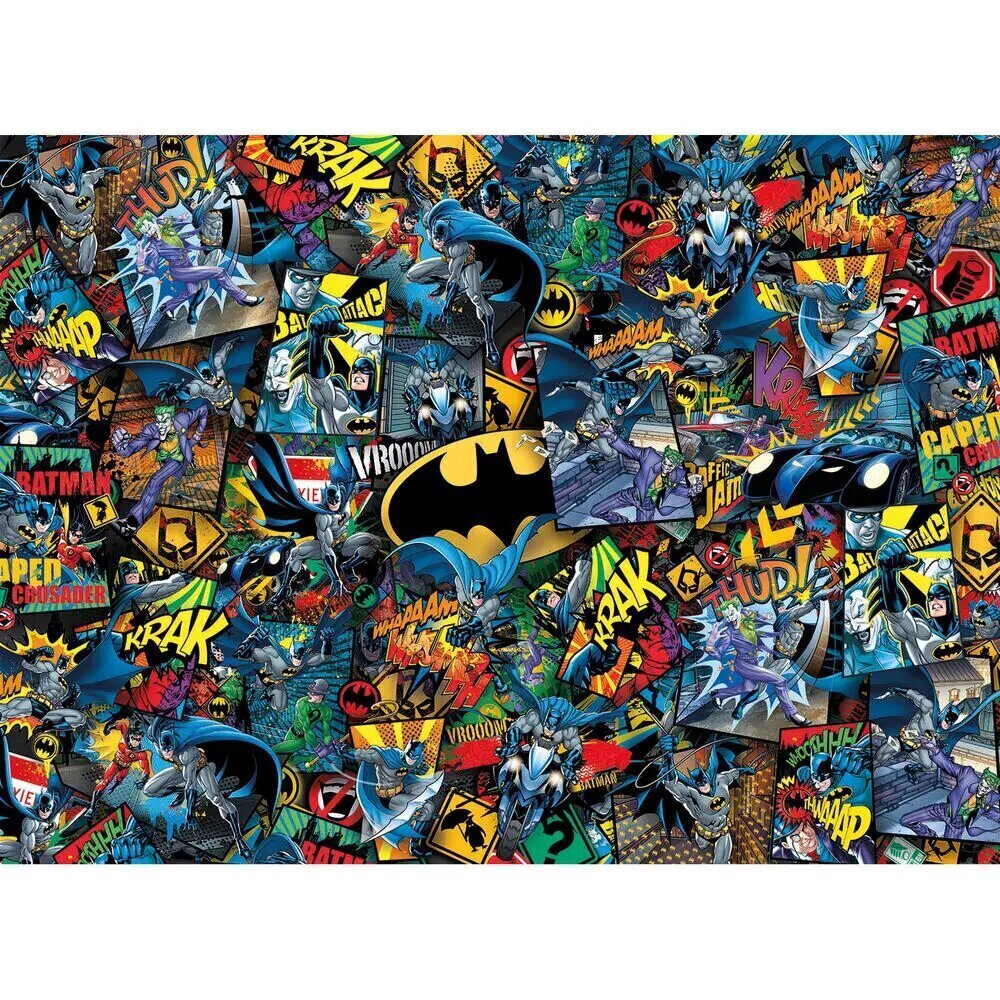 Clementoni DC Comics Batman Impossible, 1000 osaa hinta ja tiedot | Palapelit | hobbyhall.fi