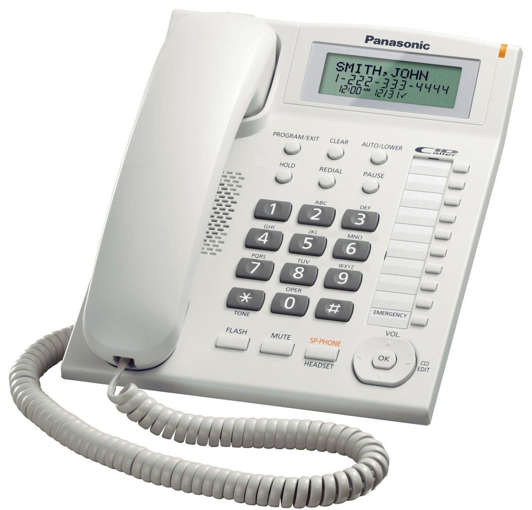 Panasonic KX-TS880EXW, valkoinen hinta ja tiedot | Lankapuhelimet | hobbyhall.fi