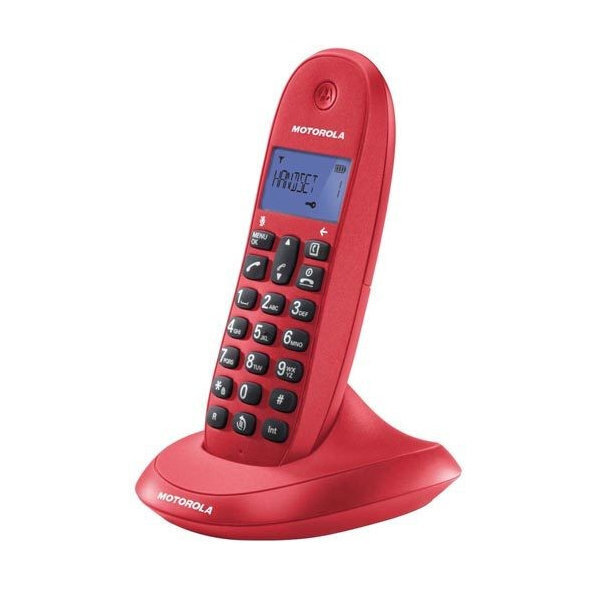 Motorola C1001, punainen hinta ja tiedot | Lankapuhelimet | hobbyhall.fi