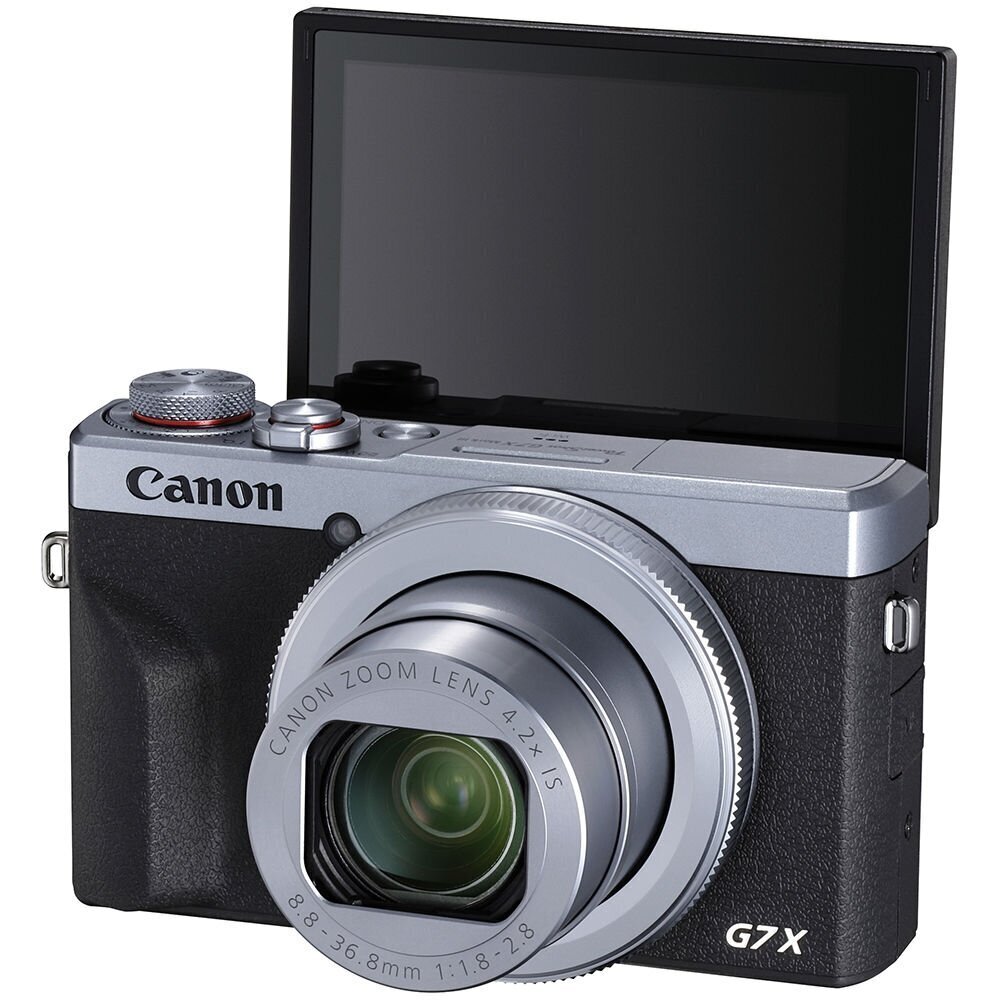 Canon PowerShot G7 X Mark III (Silver) hinta ja tiedot | Kamerat | hobbyhall.fi