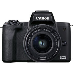 Canon EOS M50 Mark II 15-45 IS STM (musta) hinta ja tiedot | Canon Kamerat ja tarvikkeet | hobbyhall.fi