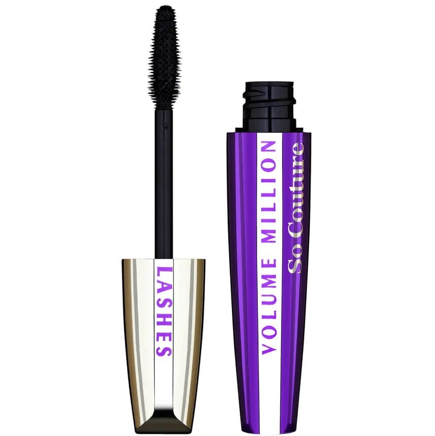 L'Oreal Paris Volume Million Lashes So Couture -ripsiväri 9.5 ml, black hinta ja tiedot | Silmämeikit | hobbyhall.fi