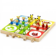 Puinen lautapeli "Ludo", Bug Toys hinta ja tiedot | Lautapelit ja älypelit | hobbyhall.fi