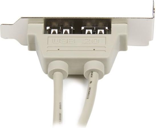 StarTech 2 Port USB A Female Low Profile Slot Plate Adapter (USBPLATELP) hinta ja tiedot | Koteloiden lisätarvikkeet | hobbyhall.fi