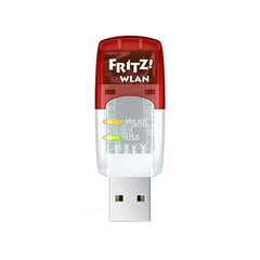 Wi-Fi-verkkokortti Fritz! AC430 5 GHz 433 Mbit/s USB hinta ja tiedot | Langattomat tukiasemat | hobbyhall.fi