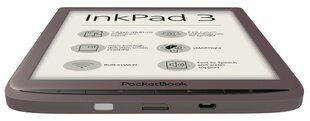 PocketBook InkPad 3 PB 740, ruskea hinta ja tiedot | E-kirjojen lukulaitteet | hobbyhall.fi