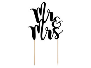 Juhlakoriste Mr & Mrs 25,5 cm (1 laatikko / 50 kpl) hinta ja tiedot | Tarjoiluastiat ja aterimet juhliin | hobbyhall.fi