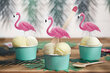 JuhlakoristeAloha Flamingai, 15-23,5 cm, 1 laatikko / 50 pk (1 kpl / 6 kpl) hinta ja tiedot | Tarjoiluastiat ja aterimet juhliin | hobbyhall.fi