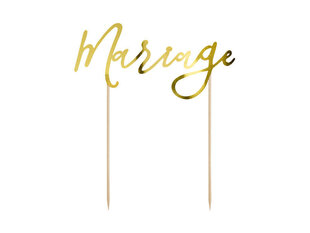 Juhlakoriste Mariage Gold 22,5 cm (1 laatikko / 50 kpl) hinta ja tiedot | Tarjoiluastiat ja aterimet juhliin | hobbyhall.fi