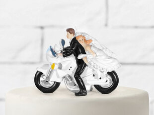 Kakunkoriste Newly-weds on a motorcycle 11,5 cm (1 laatikko / 30 kpl) hinta ja tiedot | Tarjoiluastiat ja aterimet juhliin | hobbyhall.fi