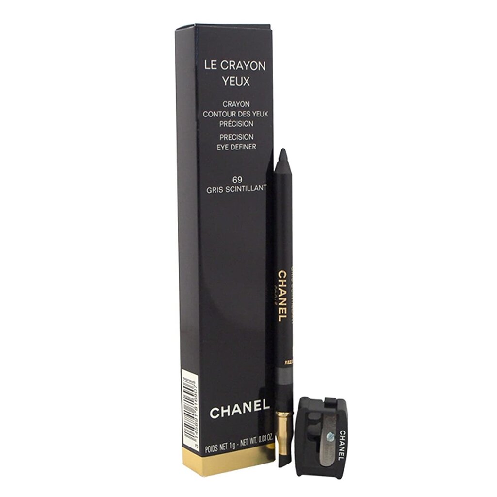 Rajauskynä Chanel Le Crayon Yeux 1 g, 69 Gris Scintillant hinta ja tiedot | Silmämeikit | hobbyhall.fi