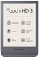 PocketBook Touch HD 3, 6", harmaa. hinta ja tiedot | E-kirjojen lukulaitteet | hobbyhall.fi