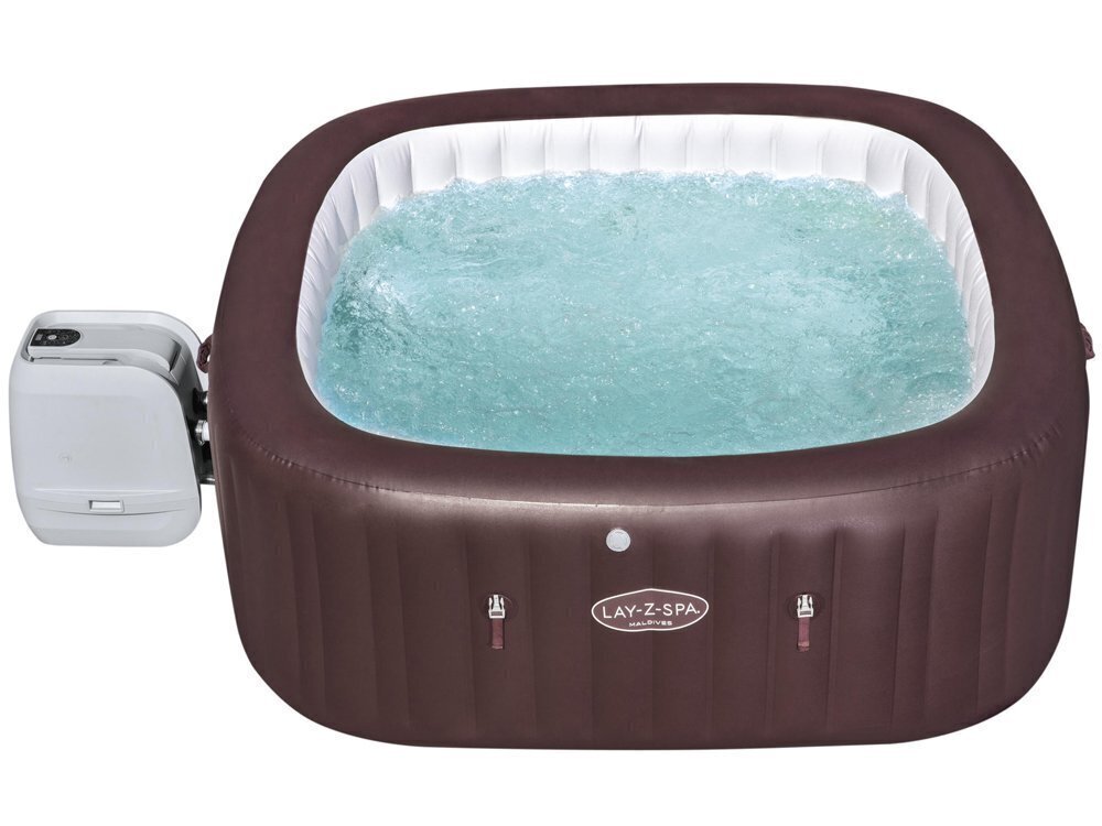 Bestway Lay-Z-Spa Maldives poreallas LEDillä ja istuimilla 5-7 hengelle hinta ja tiedot | Uima-altaat | hobbyhall.fi