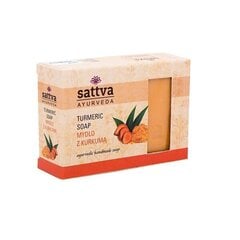 Sattva Ayurveda Turmeric -saippua, sisältää kurkumaa, 125 g hinta ja tiedot | Saippuat | hobbyhall.fi