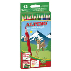Vedenpitävät värikynät Alpino Classic, 12 väriä hinta ja tiedot | Alpino Lapset | hobbyhall.fi