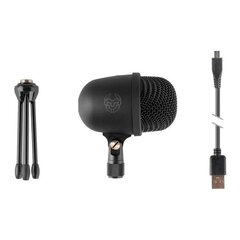 Krom NXKROMKIMUPRO USB-pöytämikrofoni, musta hinta ja tiedot | Mikrofonit | hobbyhall.fi