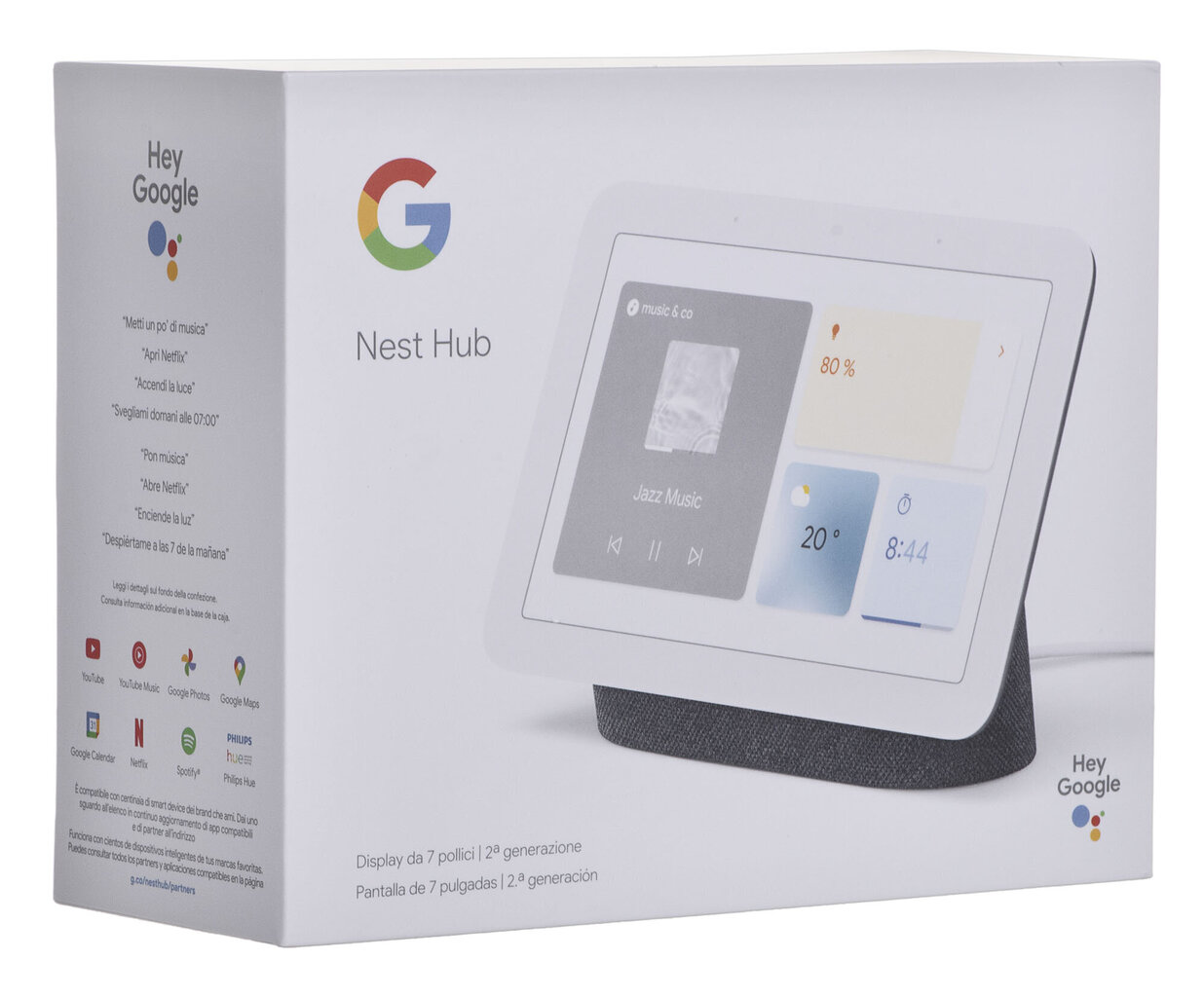 Kodin älyohjain Google Nest Hub 2 Grigio hinta ja tiedot | Turvajärjestelmien ohjaimet | hobbyhall.fi