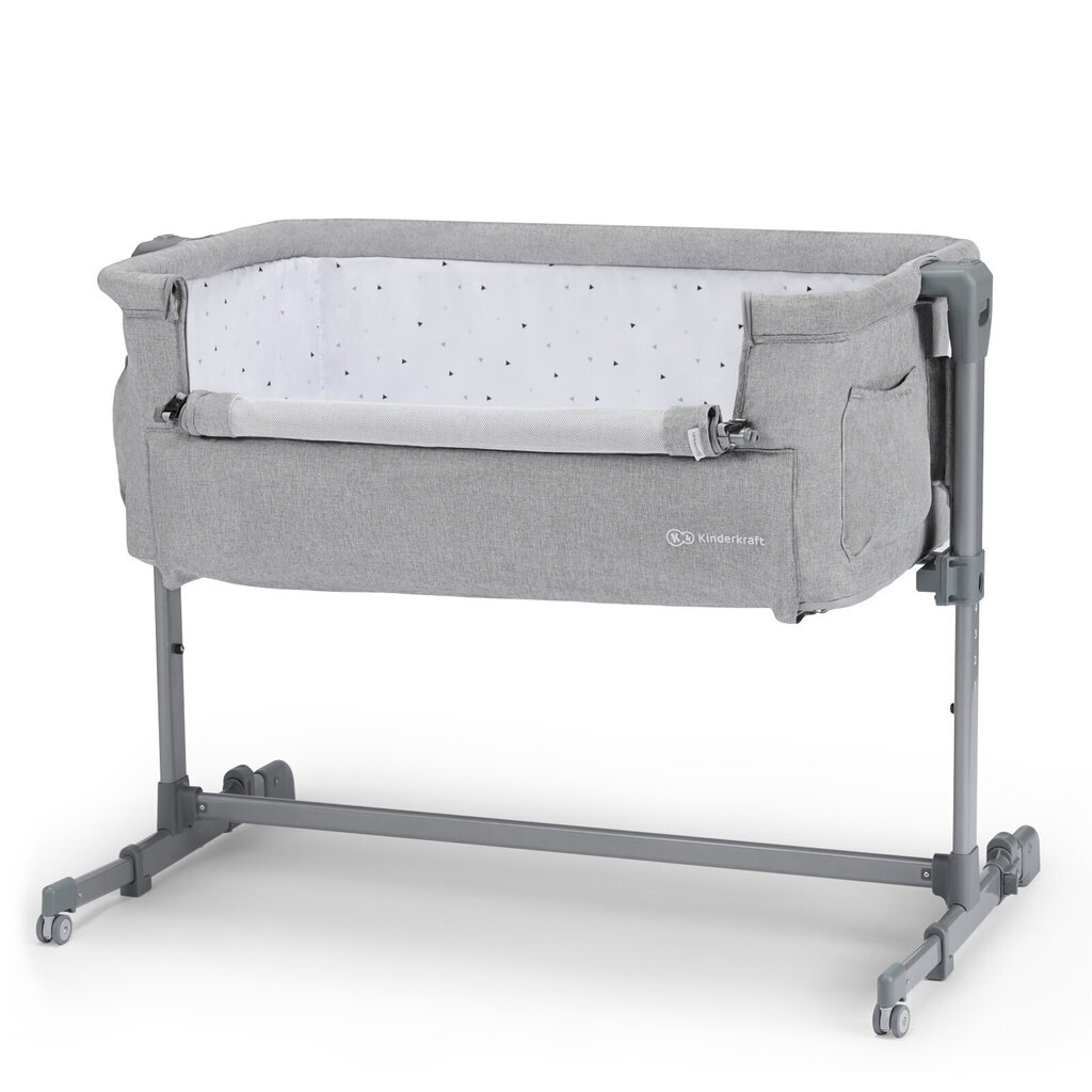 Pinnasänky Kinderkraft Neste Up, Grey Light Melange hinta ja tiedot | Matkasängyt | hobbyhall.fi