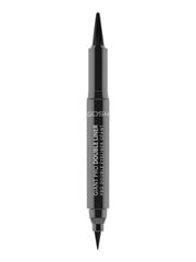 GOSH Giant Pro Double Liner -silmänrajauskynä, 1.5 g + 2.5 ml, 001 Black hinta ja tiedot | Silmämeikit | hobbyhall.fi