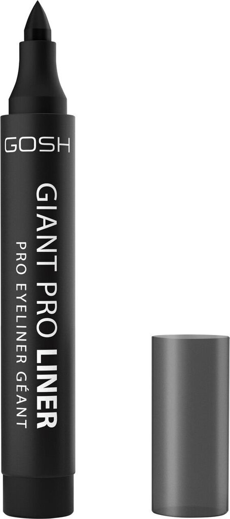 GOSH Giant Pro Eyeliner -silmänrajauskynä, 2.5 g, Blacker than Black hinta ja tiedot | Silmämeikit | hobbyhall.fi