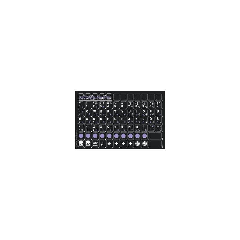 Minipicto KB-UNI-EE02-BLK hinta ja tiedot | Näppäimistöt | hobbyhall.fi