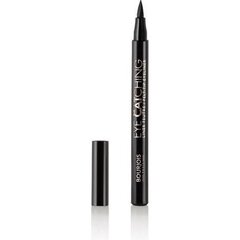 Bourjois Eye Catching Liner nestemäinen silmänrajauskynä 1.56 ml, 001 Black hinta ja tiedot | Silmämeikit | hobbyhall.fi