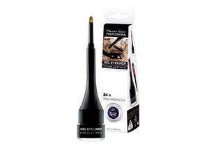 Pierre Rene Gel Eyeliner nestemäinen silmänrajauskynä 2.5 ml, 01 Carbon Black hinta ja tiedot | Silmämeikit | hobbyhall.fi