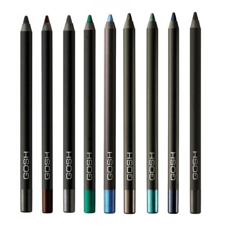 GOSH Velvet Touch Eye Liner -vedenkestävä silmänrajauskynä, 1.2 g, 008 Silver Screen hinta ja tiedot | Silmämeikit | hobbyhall.fi