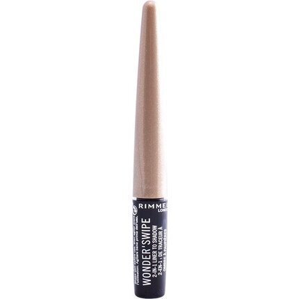 Nestemäinen eyeliner Rimmel Wonder'Swipe 2-in-1 1,7 ml, 003 Ballin.. hinta ja tiedot | Silmämeikit | hobbyhall.fi