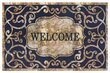 Welcome-kynnysmatto, 45 x 70 cm, sininen hinta ja tiedot | Ovimatot | hobbyhall.fi