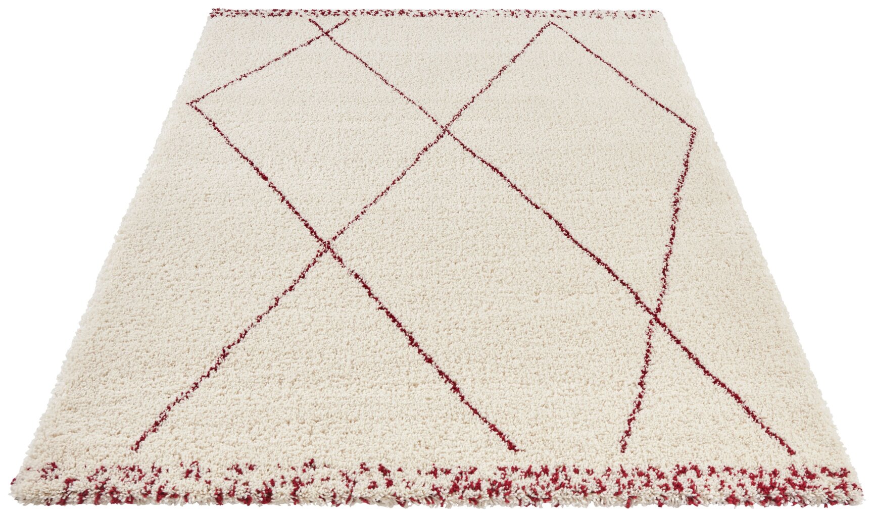 Mint Rugs Allure Roha -matto, 160 x 230 cm, kerma / punainen hinta ja tiedot | Isot matot | hobbyhall.fi