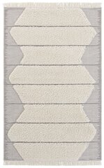 Mint Rugs New Handira Hutu -matto, 160 x 230 cm, kerma / harmaa hinta ja tiedot | Isot matot | hobbyhall.fi