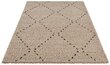 Mint Rugs Retro Basay -matto, kapea, 80 x 150 cm, beige / musta hinta ja tiedot | Isot matot | hobbyhall.fi