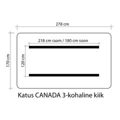 Canada-keinukatto, vihreä hinta ja tiedot | Puutarhakeinut | hobbyhall.fi