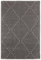 Mint Rugs Retro Basay -matto, 200 x 290 cm, tummanharmaa / kerma hinta ja tiedot | Isot matot | hobbyhall.fi