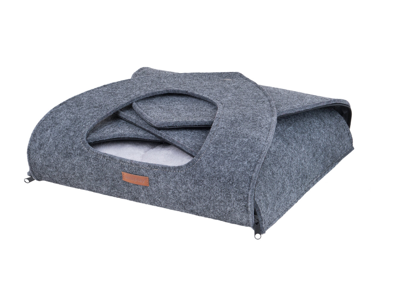 Amiplay Igloo peti Grey, 38x38x38 cm hinta ja tiedot | Pedit ja pesät | hobbyhall.fi