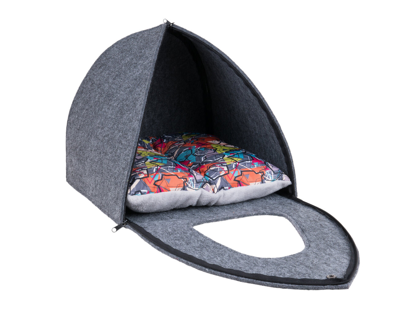 Amiplay Igloo peti Grey, 38x38x38 cm hinta ja tiedot | Pedit ja pesät | hobbyhall.fi