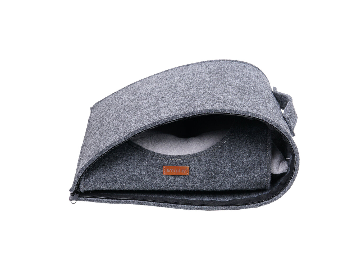 Amiplay Hygge peti Quick Grey, 33x42x42 cm hinta ja tiedot | Pedit ja pesät | hobbyhall.fi