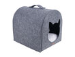 Amiplay Hygge peti Quick Grey, 33x42x42 cm hinta ja tiedot | Pedit ja pesät | hobbyhall.fi